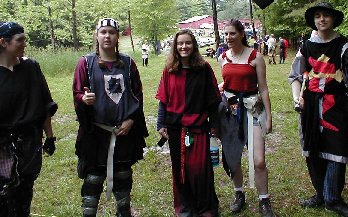 page isabel, sir squeak!, squire willow, sir liz, ?